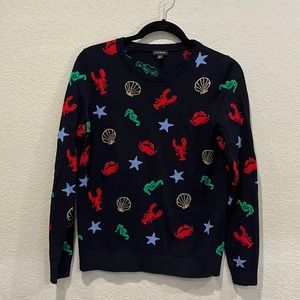 Talbots. Medium. Excellent condition. Navy blue.